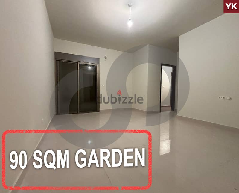 90 SQM garden-modern elegance-Mansourieh /منصوريه  REF#YK117331 0