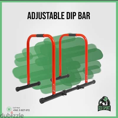 Adjustable Dip Bar GEO sport معدات رياضية متنوعة