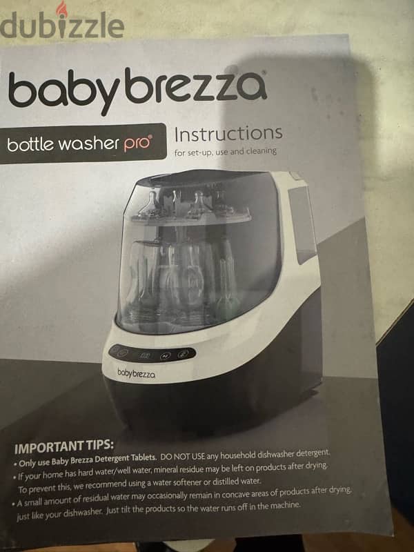 baby Brezza bottle washer pro 1