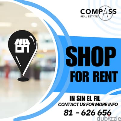 Shop for Rent in Sin El Fil