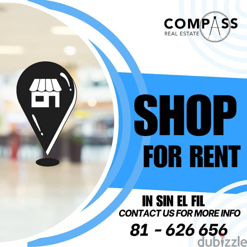 Shop for Rent in Sin El Fil 0