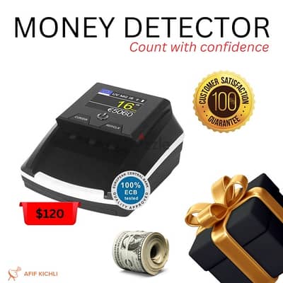 Fake Money Detector USD EURO LBP مكنة كشف المزور