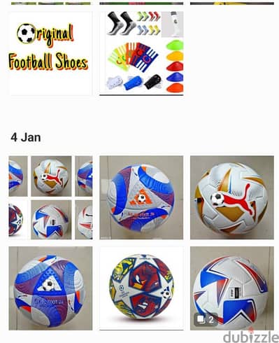 football balls  original طابات فوتبول كرة قدم موجود عدة اسعار