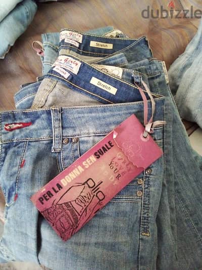 collection of brands jeans