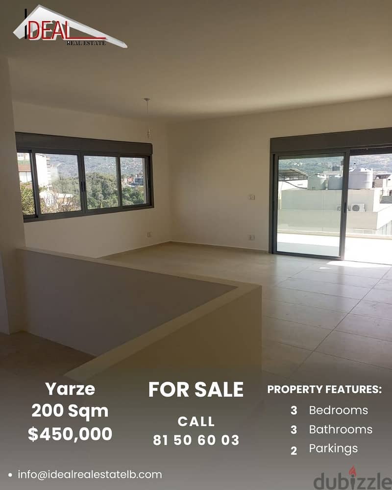 200 sqm Apartment for sale in  Yarzeh Baabda REF#SSH254 0