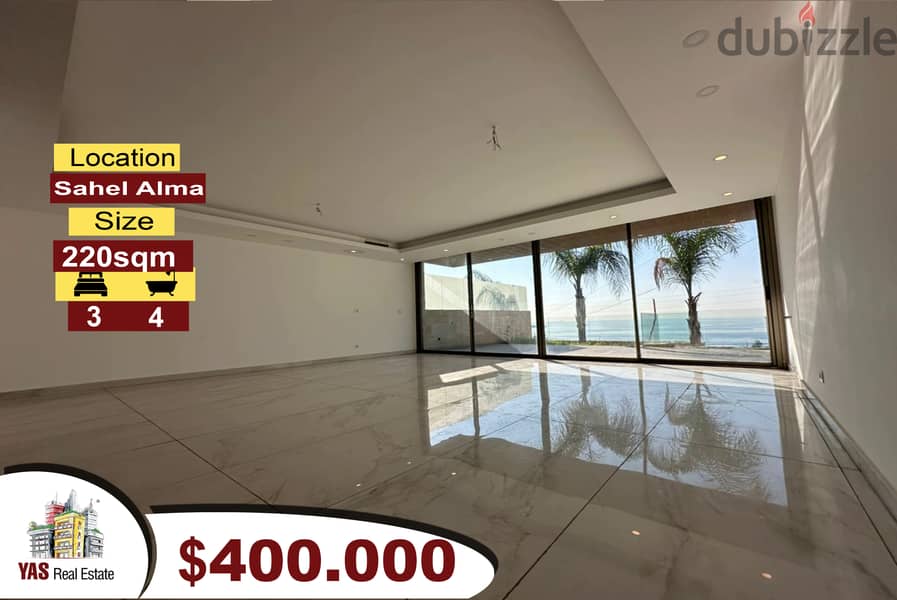 Sahel Alma 220m2 | 30m2 Terrace | Luxurious | Astonishing View | RA/IV 0