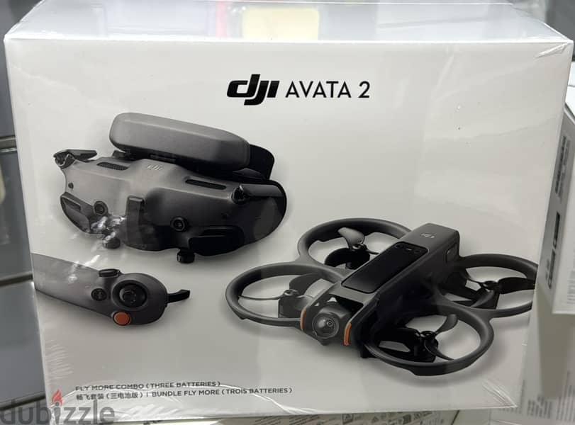 Dji avata 2 fly more combo three batteries amazing & good price 0