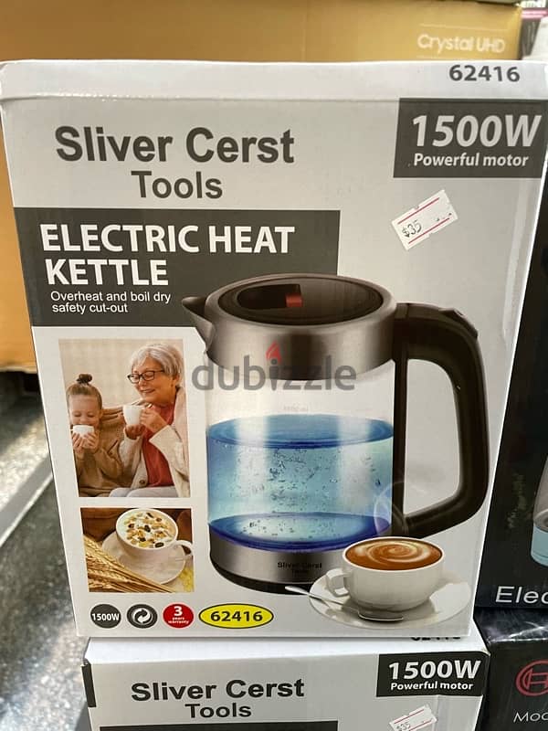 sliver cerst  ELECTRIC HEAT KETTLE 1