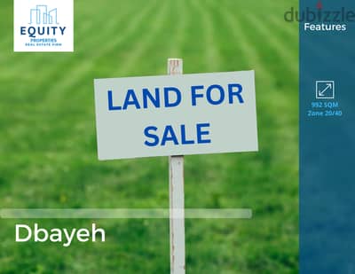 992 SQM Land For Sale In Baskinta أرض للبيع #CK1416154