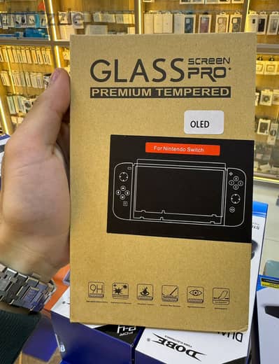 Glass pro screen protector for Nintendo switch oled amazing & last off