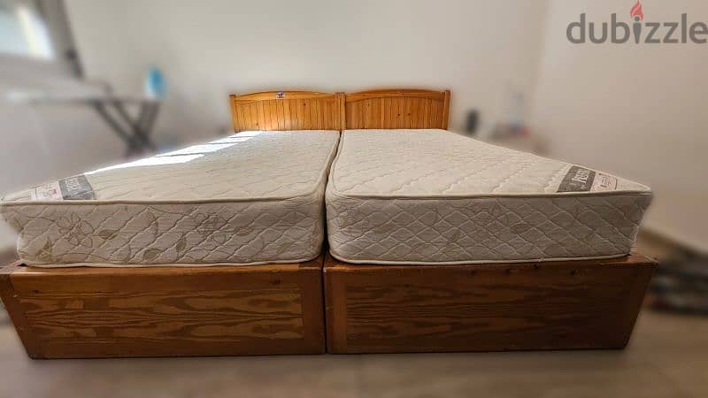 bed - commode - mattress 1