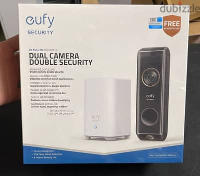 Eufy 2k Full Hd Doorbell Dual Camera Double Security original & best p