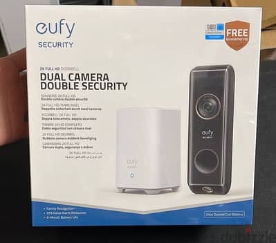 Eufy 2k Full Hd Doorbell Dual Camera Double Security