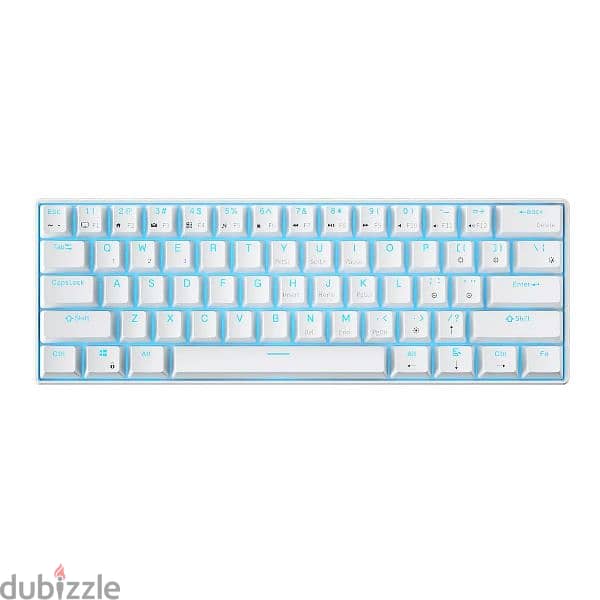 White Royale Cludge 61 keyboard 0