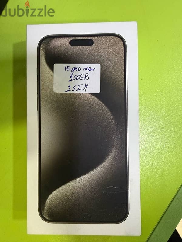 Iphone 15 pro max 256gb 2 sim Natural 0