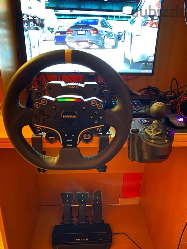 FULL RACING GAMING SETUP (Pc+ Moza+VR) 1