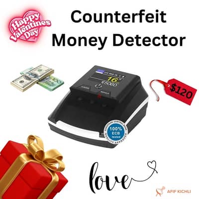 Fake Money Detector USD EURO LBP مكنة كشف مزور