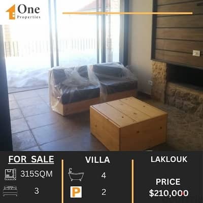 FURNISHED VILLA FOR SALE IN LAKLOUK