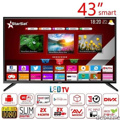 smart tv 43-50-55inch starting 150$ STARSAT