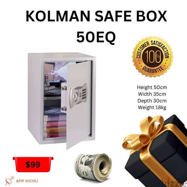 Kolman Safe Box all Sizes New 4