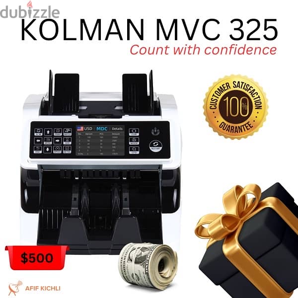 Kolman Money Counter USD EURO LBP 1