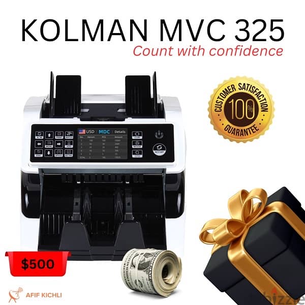 Kolman Money Counter USD EURO LBP 2