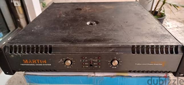 amplifier martin 1500w used like new