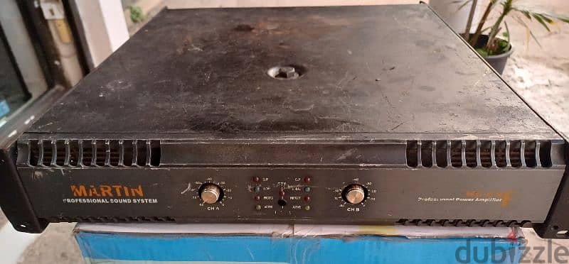 amplifier martin 1500w used like new 0