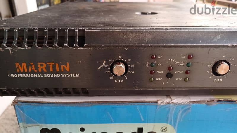 amplifier martin 1500w used like new 3