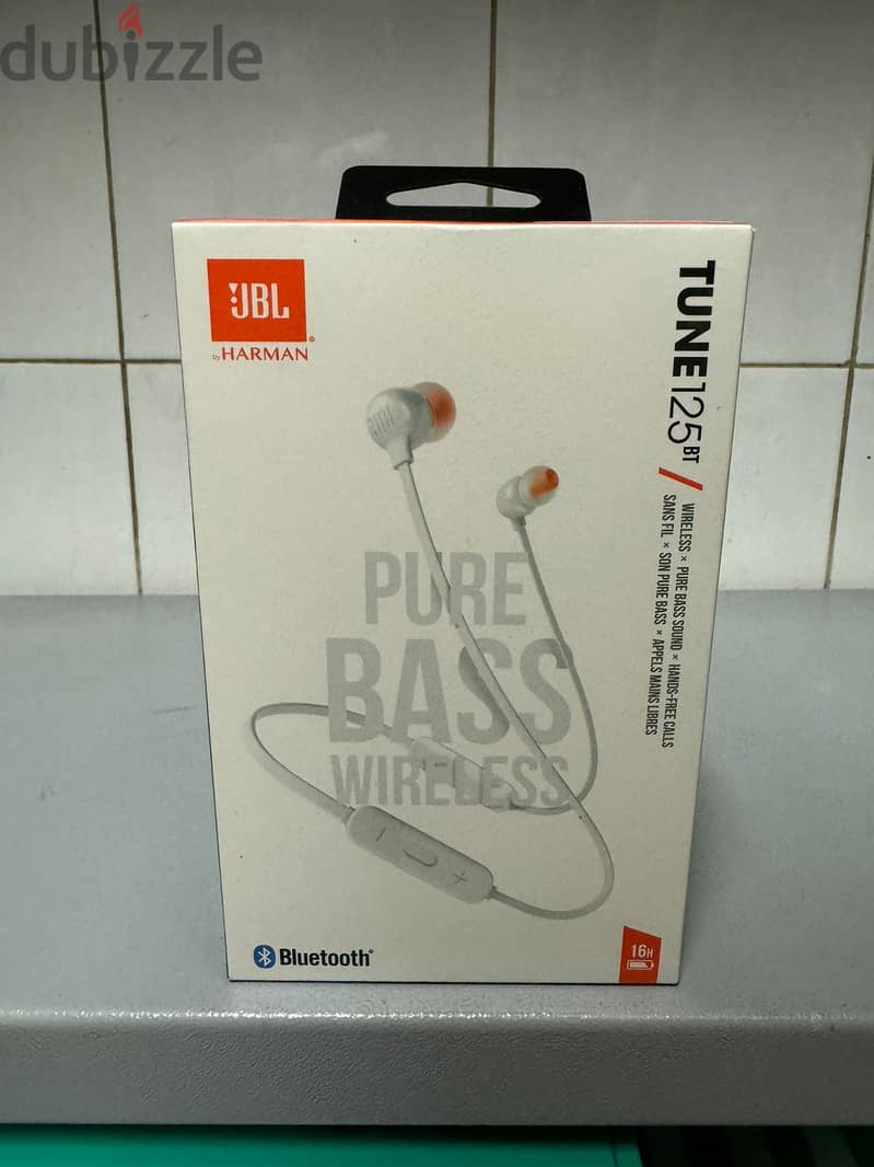 Jbl tune 125bt white 0