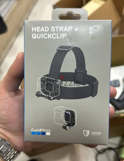 Gopro Head strap + Quickclip  exclusive & new price