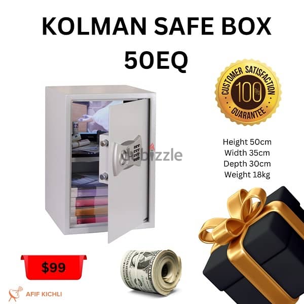 Kolman Safe Box all Sizes New 5