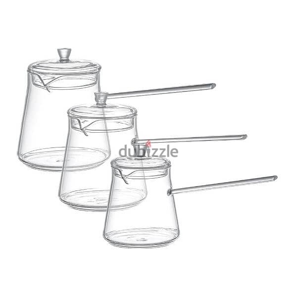 Dorsch Glass MilkPot Set – 3 Pcs 0