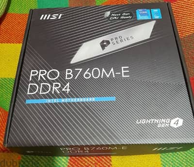 MSI PRO B760 M-E  + 32 Gb RAM DDR4