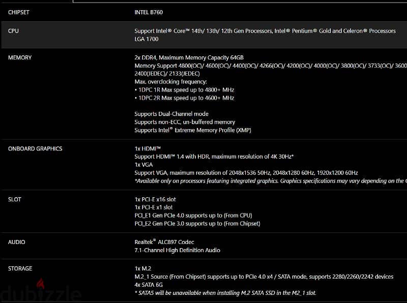 MSI PRO B760 M-E  + 32 Gb RAM DDR4 1