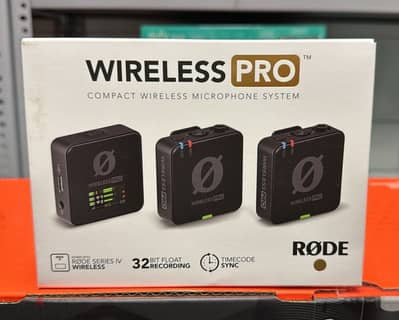 RODE WIRELESS PRO COMPACT WIRELESS MICROPHONE SYSTEM amazing & good pr