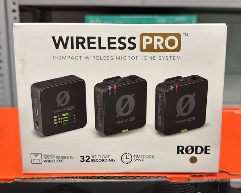 RODE WIRELESS PRO COMPACT WIRELESS MICROPHONE SYSTEM amazing & good pr 0