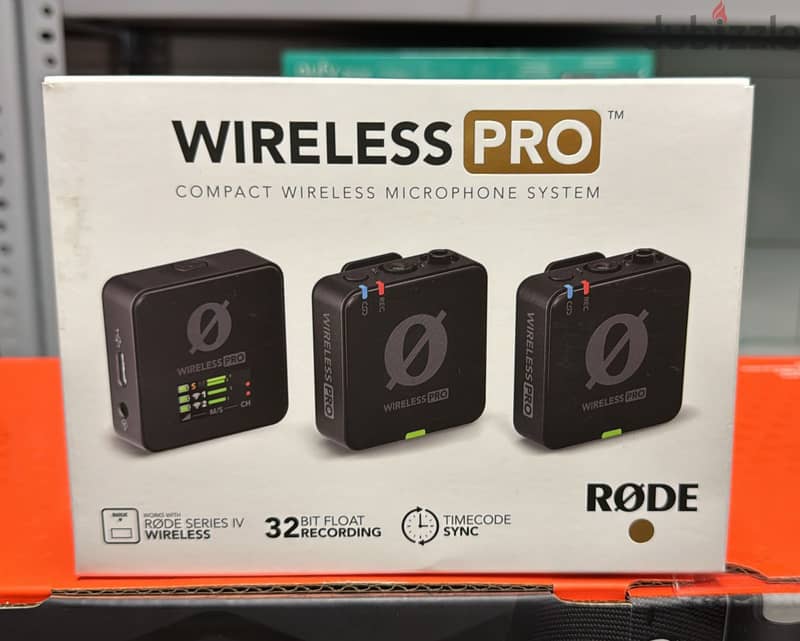 RODE WIRELESS PRO COMPACT WIRELESS MICROPHONE SYSTEM 0