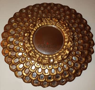 Round Giltwood Mirror