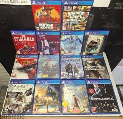 Ps4, Ps3 and Ps2 games. Xbox one/360, ps2,ps3,ps4 consoles