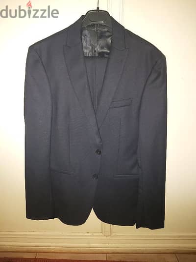 Zara suit navy size 46 new