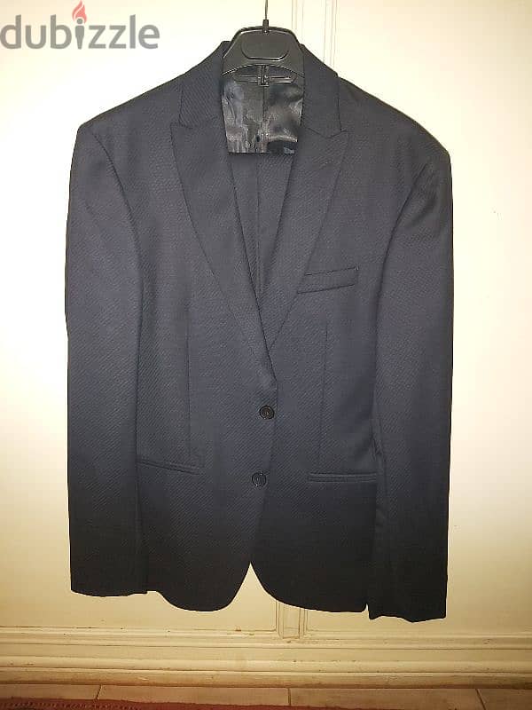 Zara suit navy size 46 new 0