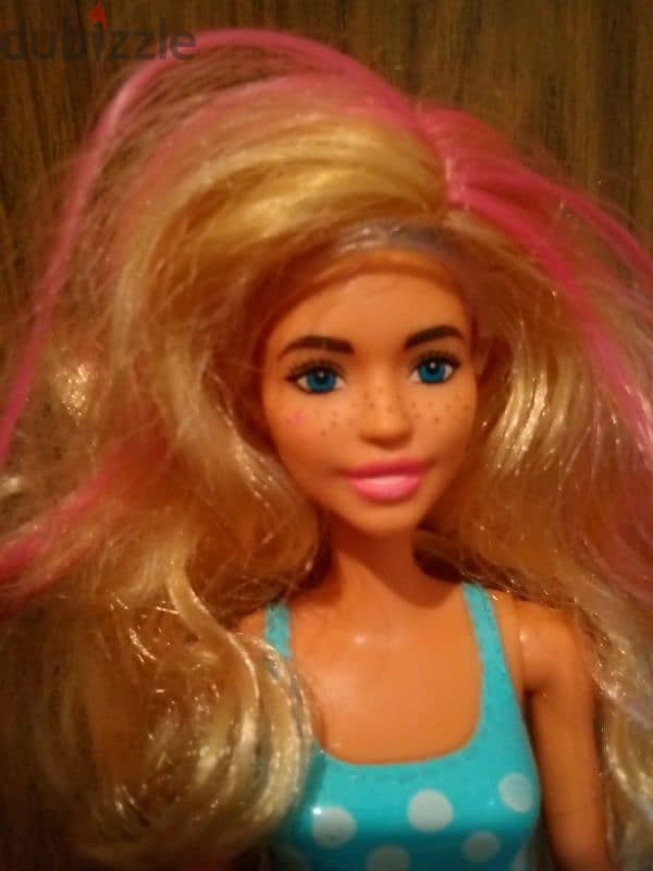 Barbie MOVIE NIGHT/BEACH PARTY COLOR REVEAL Mattel doll 2020+WIG=20$ 4