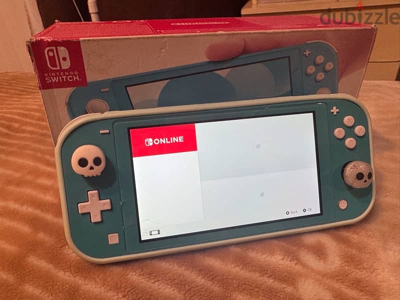 Nintendo switch lite bundle like new 1