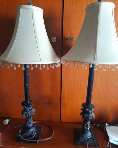 2 lampshades