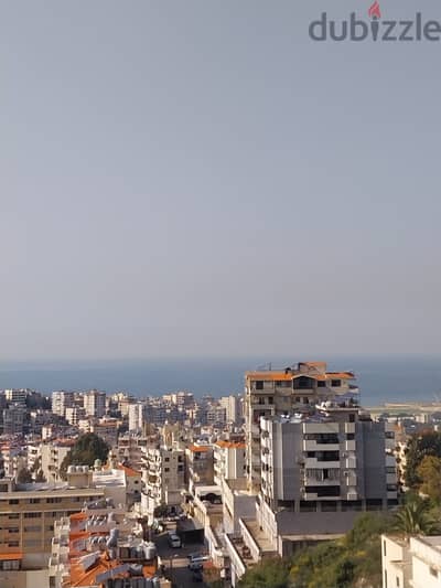 Sea View Apartment in Bchamoun for Saleشقة مطلة على البحر للبيع