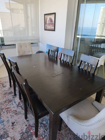 dining table and chairs set