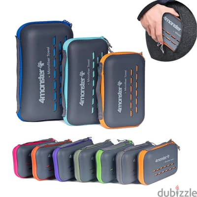 4Monster EVA Case Antibacterial Travel Towel