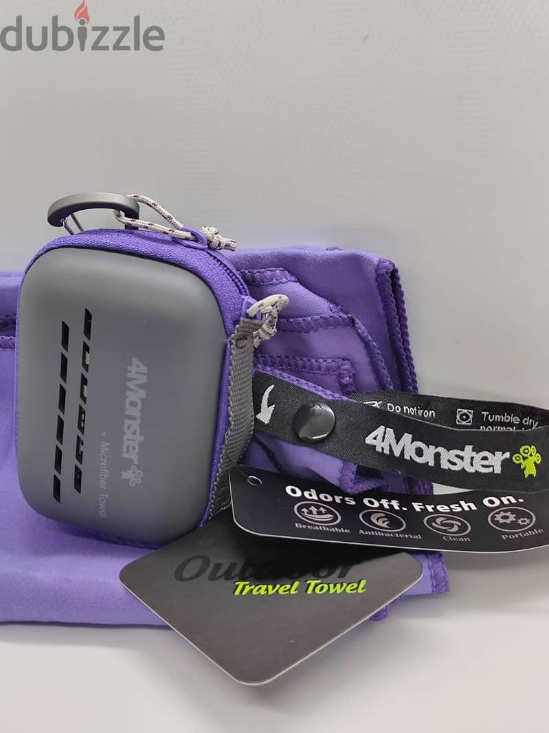 4Monster EVA Case Antibacterial Travel Towel 6