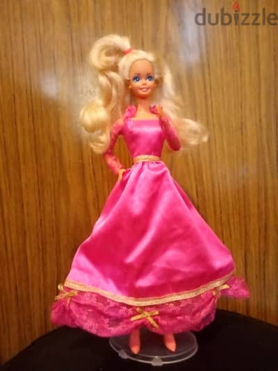 Barbie SUPERSTAR Rare Gone1988 As new doll Bend legs turn waist+Boots